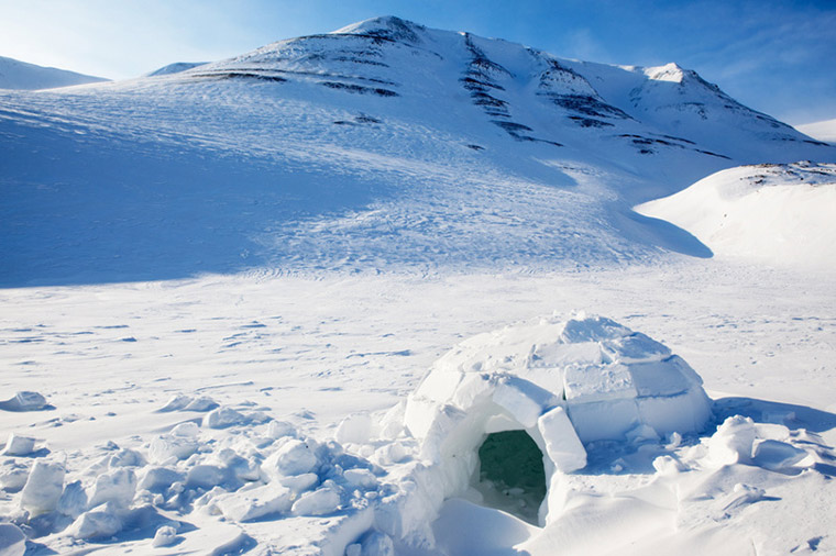 Iglu bauen